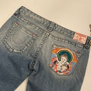 Low Rise Vintage Bobby Godiva x True Religon Jeans